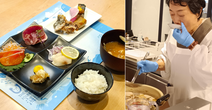 銀座で味わう信州の「川の恵み」 横山タカ子さんが手掛けた料理に舌鼓　信州サーモンや佐久鯉　清冽な水に育まれたブランド魚をPR